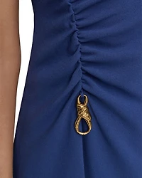 Crepe A Line Dress