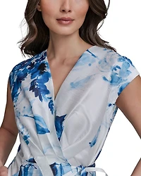 Floral Print A Line Dress