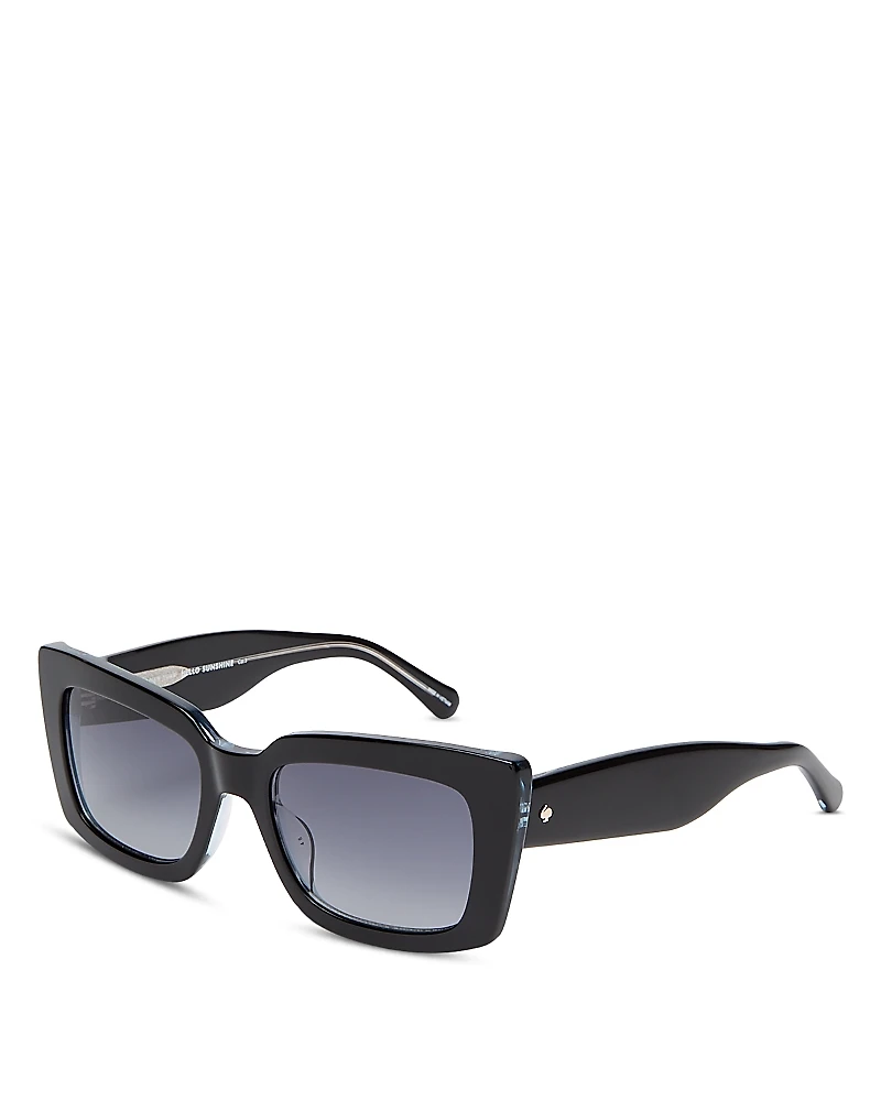 kate spade new york Cailin Rectangle Sunglasses, 52mm
