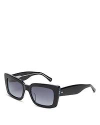 kate spade new york Cailin Rectangle Sunglasses, 52mm