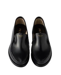 Women's Brushed Leather Loafers