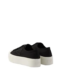 Women's Laced Fabric Sneakers