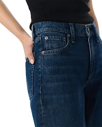 Sofie Jewel Cuff High Rise Wide Leg Ankle Jeans Dawn