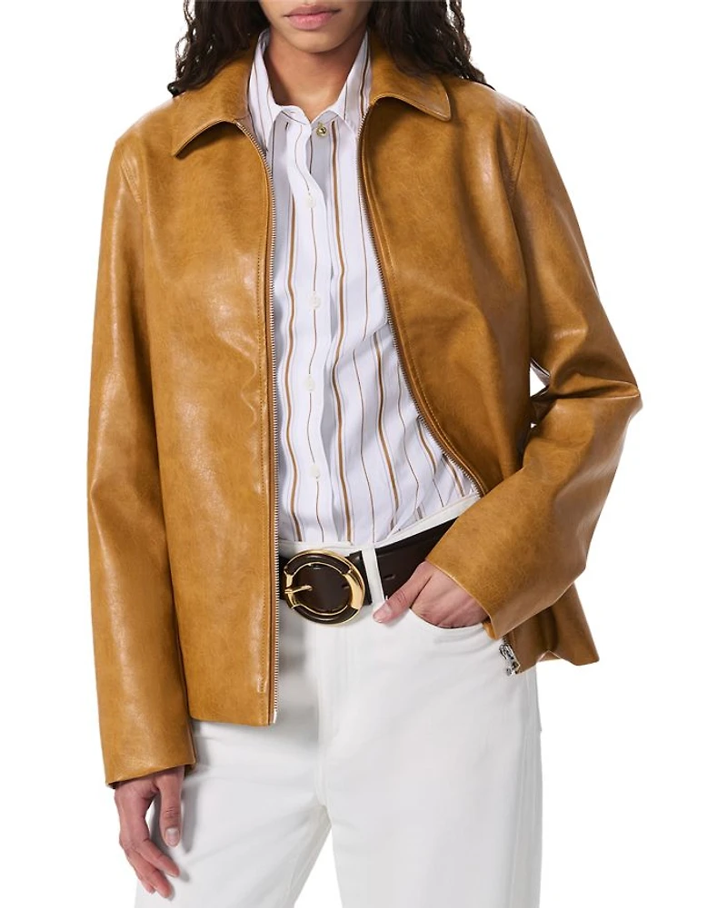Jordie Faux Leather Jacket