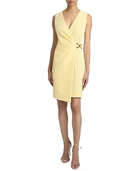 Santorelli Tilly Sleeveless Faux Wrap Dress