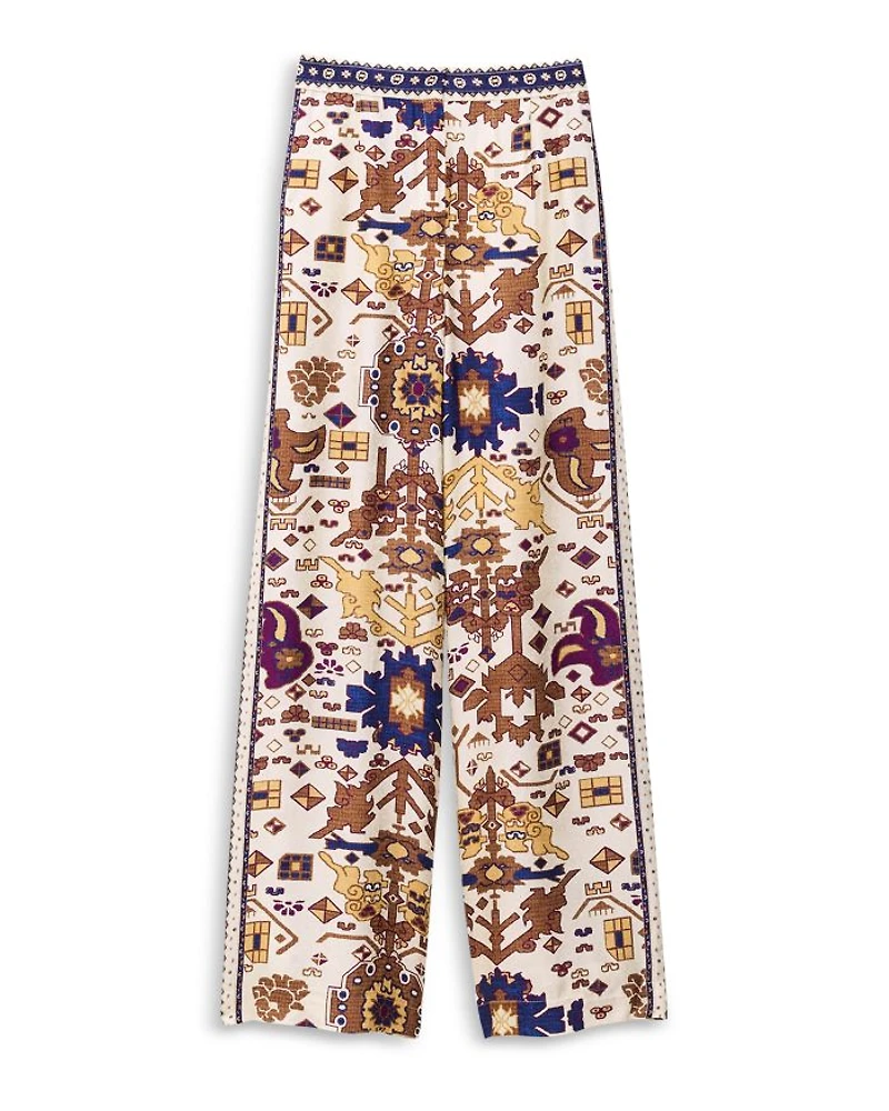 Vlyde Printed Wide Leg Pants