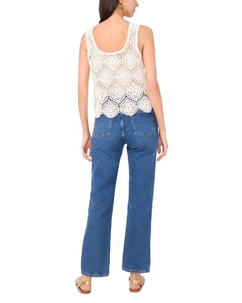 Crochet Open Weave Top