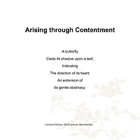 Arising Through Contentment Crystal Figurine with Display Base - Special Edition