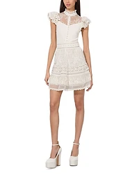 Vernita Embroidered Mini Dress