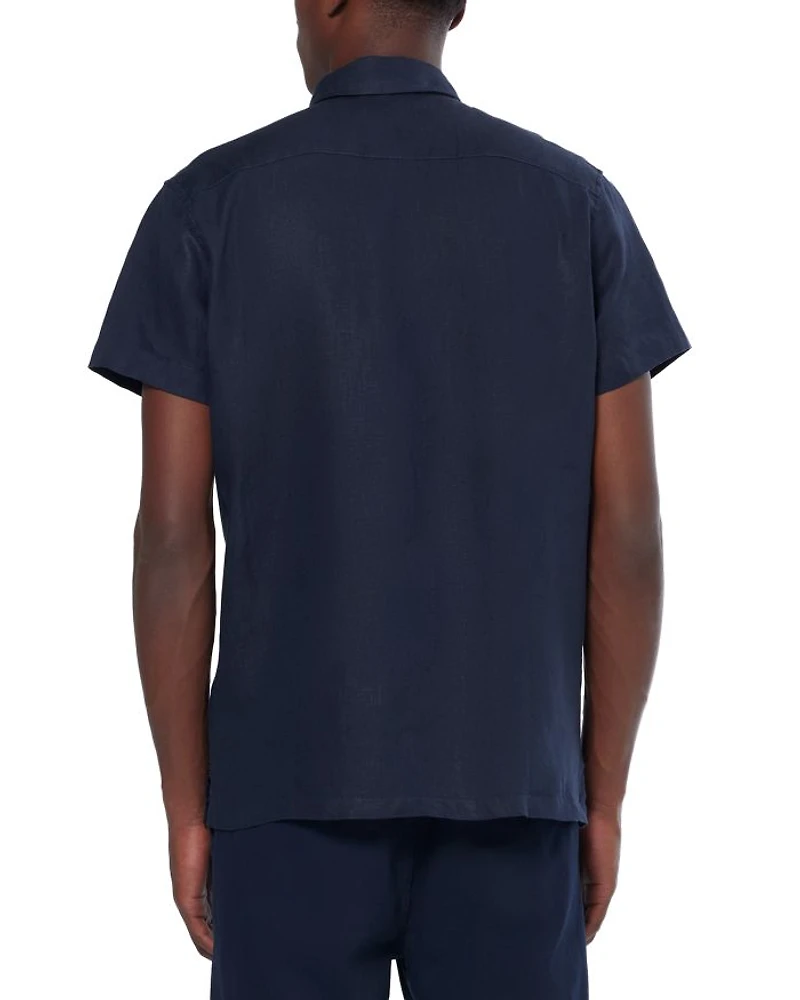 Core Regular Fit Short Sleeve Linen Shirt
