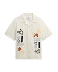 Wax London Didcot Abstract Short Sleeve Shirt
