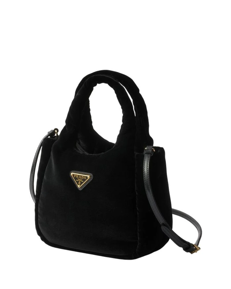 Padded Velvet Mini Handbag