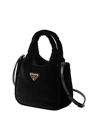 Padded Velvet Mini Handbag