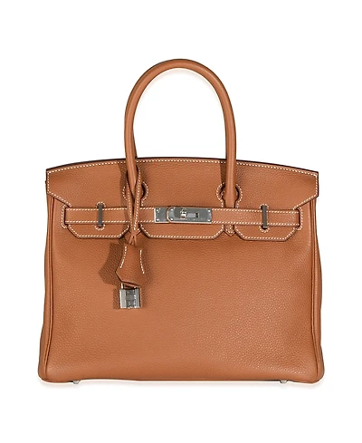 Pre-Owned HERMES Birkin 30 Leather Handbag