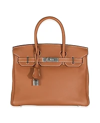Pre-Owned HERMES Birkin 30 Leather Handbag