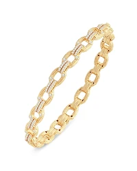 Anabel Aram Enchanted Forest Pave Chain Bangle Bracelet