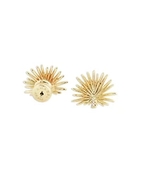 Pavé Palm Stud Earrings