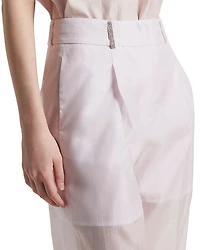 Two Tone Wide Leg Pants