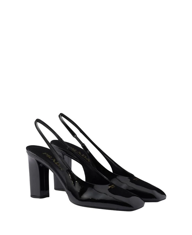 Women's Patent Leather Slingback Pumps