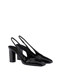 Women's Patent Leather Slingback Pumps