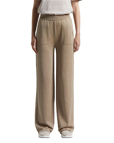 Tricot Palazzo Pants