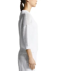 Knitted 3/4 Sleeve Sweater