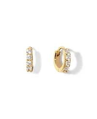 Suzanne Huggie Hoop Earrings