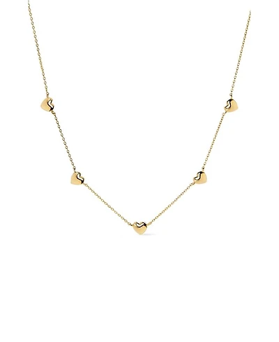 Lev Mini Station Heart Necklace