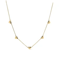 Lev Mini Station Heart Necklace