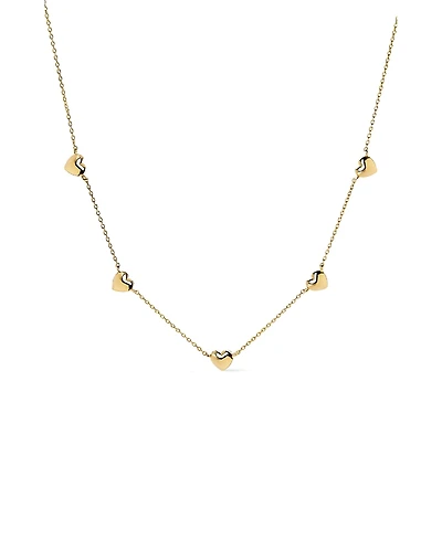 Ana Luisa Lev Mini Station Heart Necklace