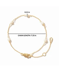 Adelie Pearl Station Bracelet