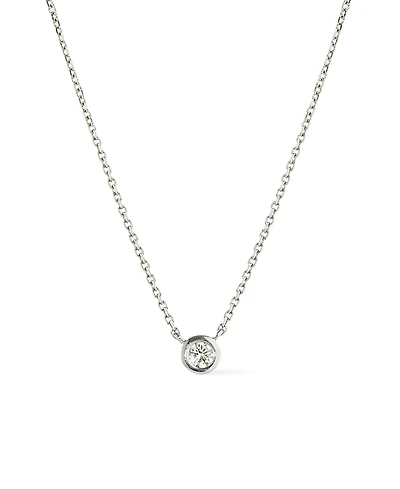 Ana Luisa Solid White Gold Lab Grown Diamond Necklace