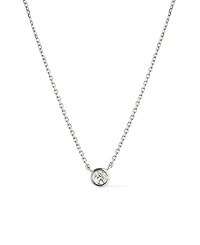 Ana Luisa Solid White Gold Lab Grown Diamond Necklace