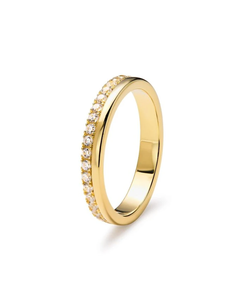 Gold Band Ring - Celine Double