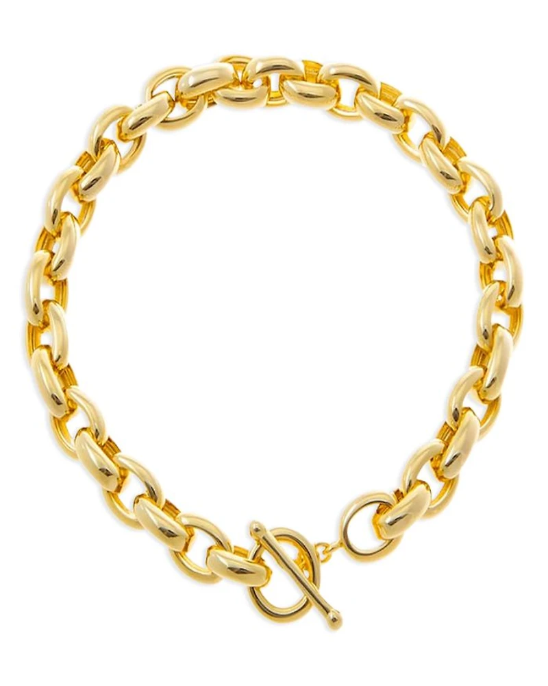 Chunky Chain Link Toggle Bracelet