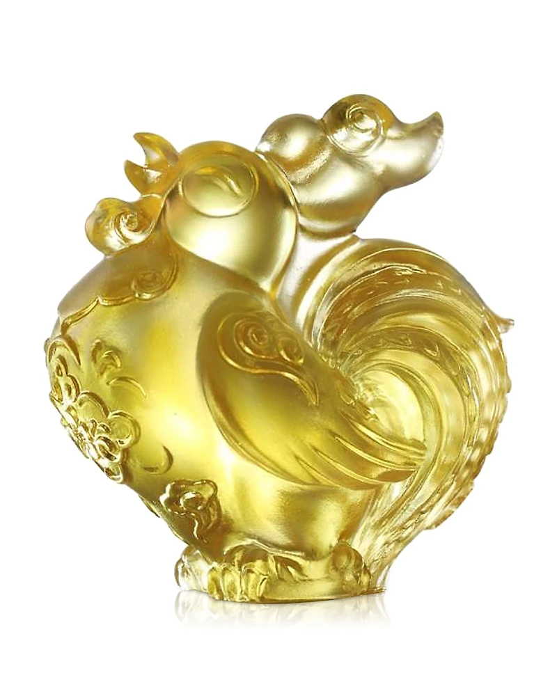 Liuli Ruyi's Twelve Blessings - First Light Champion Zodiac Crystal Figurine