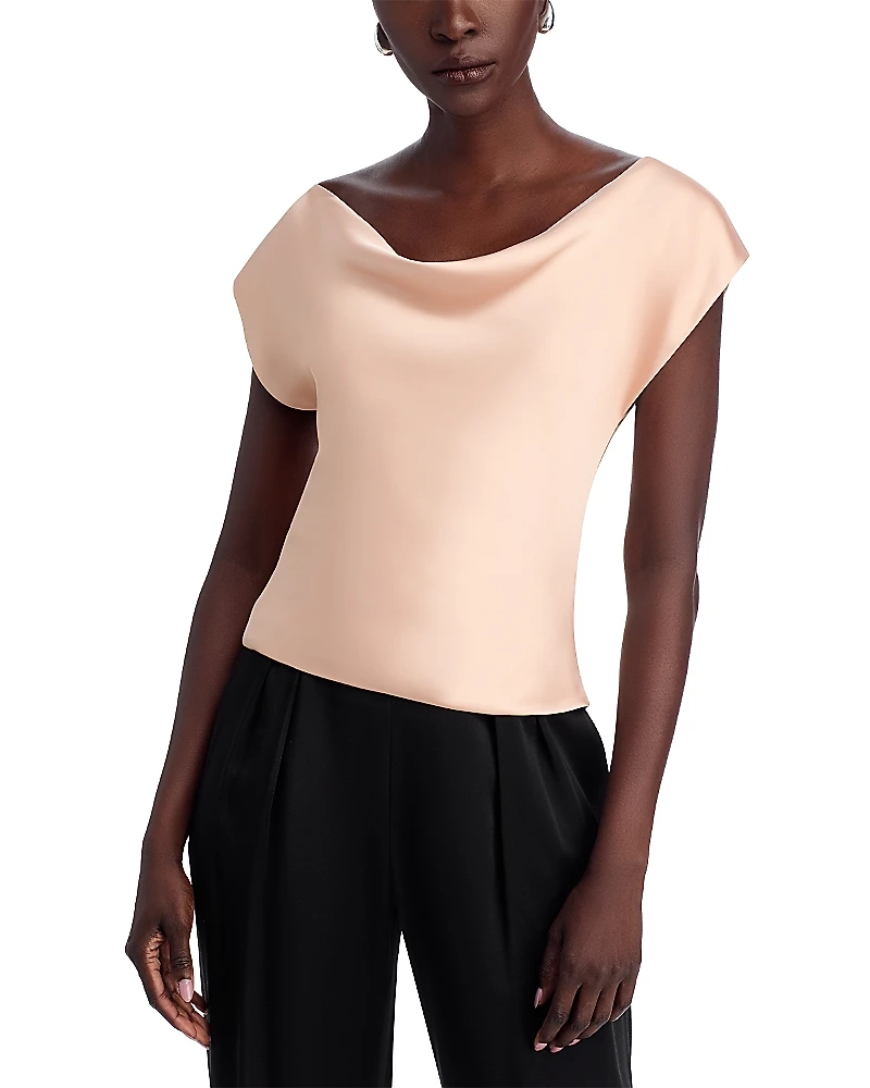 Norma Kamali Cap Sleeve Maria top