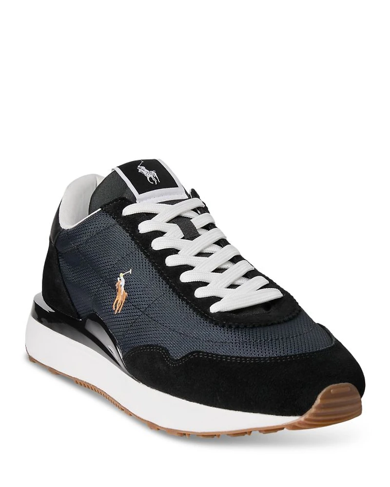 Train 89 Suede Paneled Sneaker