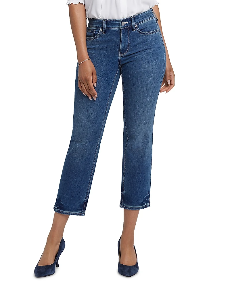Nydj Marilyn High Rise Ankle Straight Jeans