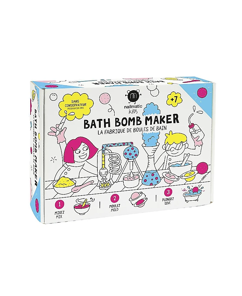 Nailmatic Diy Bath Bomb Maker 7-15 - Ages 5-7