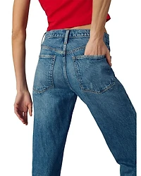 The 90s Niki High Rise Straight Jeans Aglow