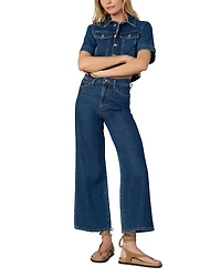 Denim Trucker Top