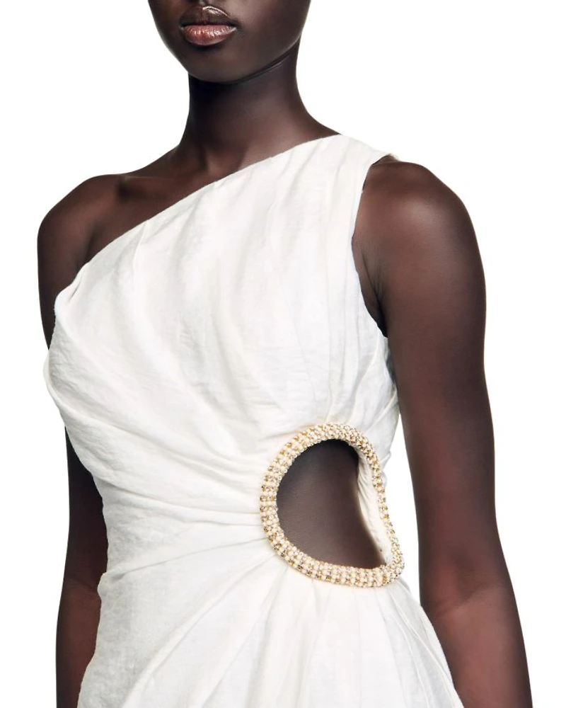 Dalida Asymmetric Short Dress