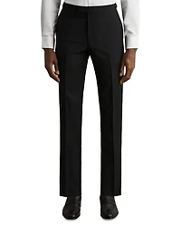 Slim Fit Plain Weave Mixer Trousers