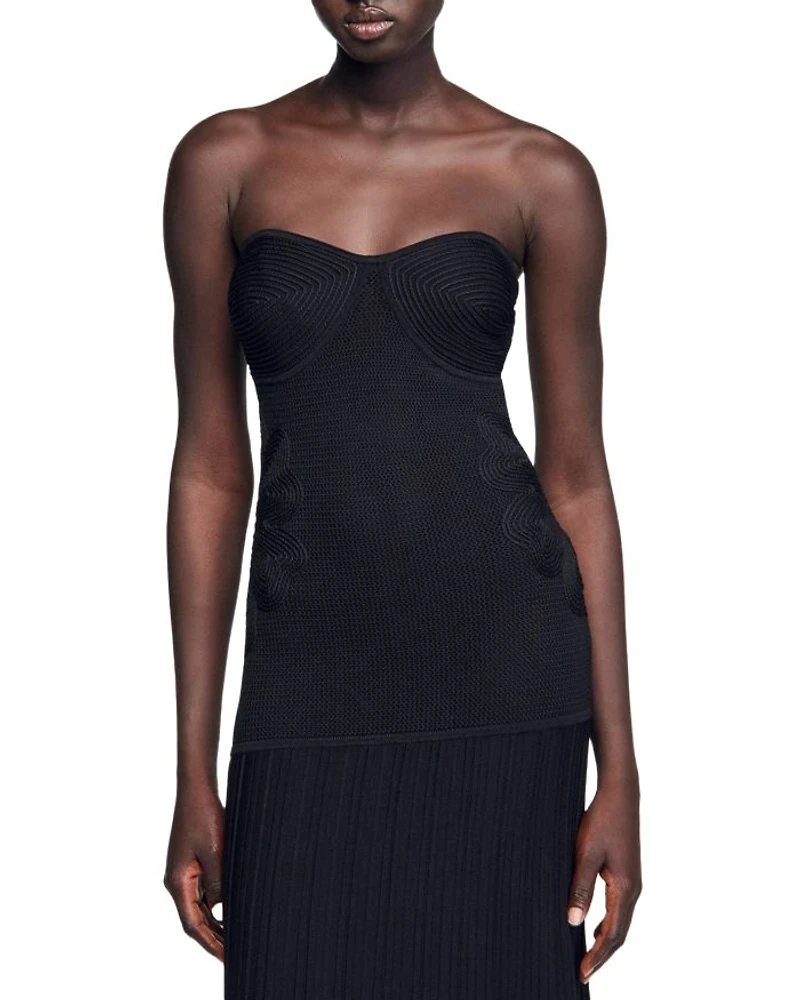 Pamela Bustier Knit Dress