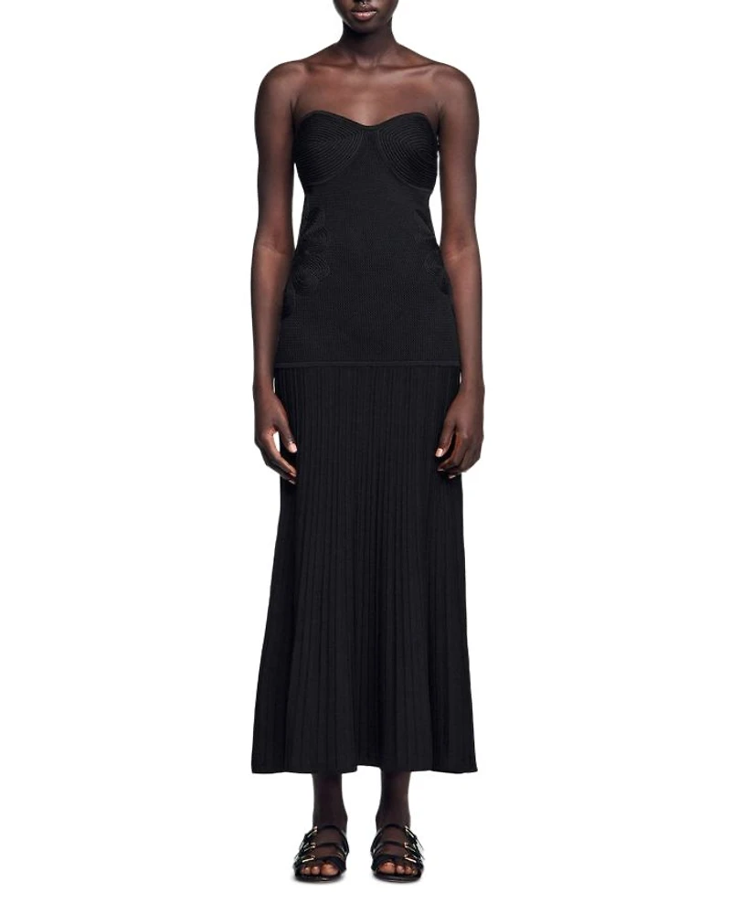Pamela Bustier Knit Dress