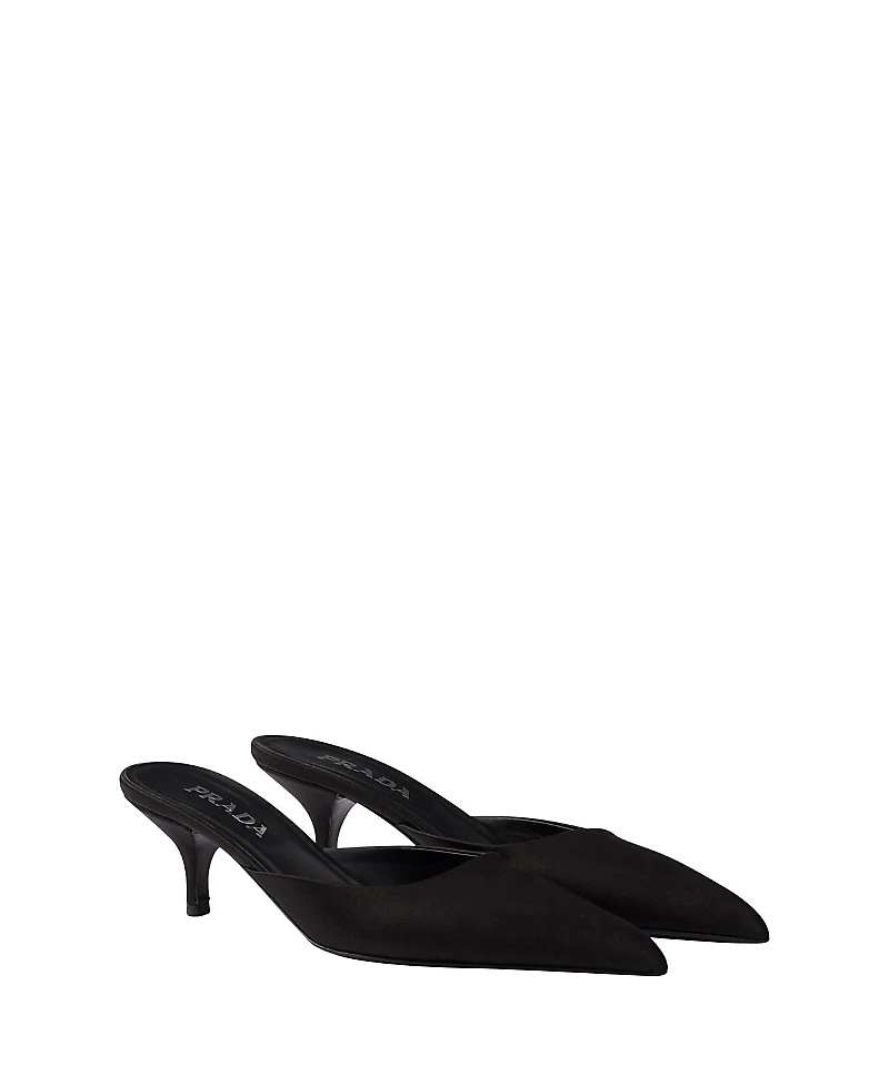 Prada Women's Satin Mules