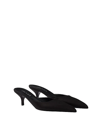 Prada Women's Satin Mules