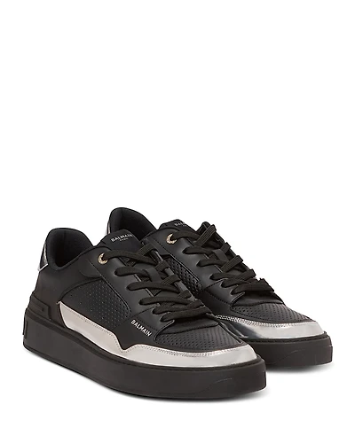 Balmain Men's B-Court Flip Lace Up Sneakers