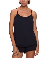 Gisele Ruffled Trim Short Pajama Set